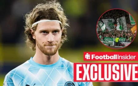 Kasper Høgh chase heats up as Celtic move ahead of Leeds in striker race