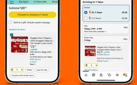 Amazon Unveils ‘GetItFast’ Page for 1-Hour Delivery Items