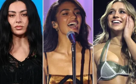 Olivia Dean, Charli XCX, and Tate McRae Headlining Lollapalooza 2026