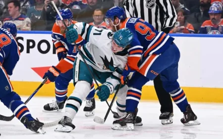 Sharks Vs Oilers: Celebrini, McDavid clash with playoff spots hanging