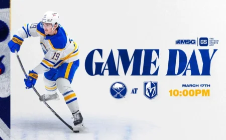 Sabres Vs Golden Knights: How to watch, lineup changes, and what’s at stake at 10 p.m. ET