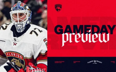 Panthers Vs Canucks: Bobrovsky to Make 800th Start as Panthers Visit Vancouver
