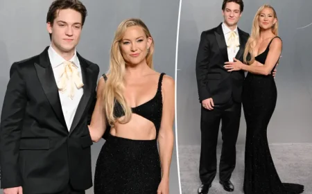 Chris Robinson Named Father as Kate Hudson Poses with Son Ryder, 22, at 2026 Oscars