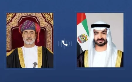 Gulf News: Eid Phone Call Between UAE President and Sultan of Oman Highlights Interceptions and Aid