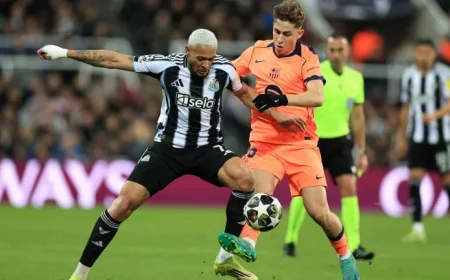 Barcelona vs Newcastle LIVE: Barcelona chase Champions League quarterfinal spot tonight