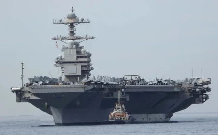 Porte Avions Américain Gerald Ford: How a Laundry-Area Fire Exposed Strain Aboard a Supercarrier