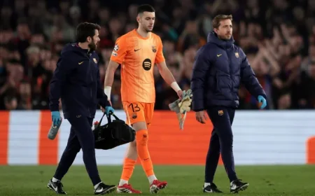 Joan García Exits Injured as Barcelona’s Champions Party Turns Costly: Five Consequences of the 7-2 Win