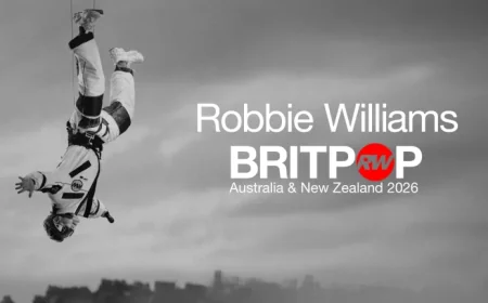 Frontier Touring announces Robbie Williams BRITPOP World Tour and the race for tickets that could make or break fans’ plans