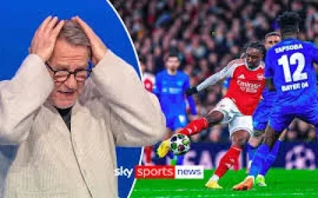 Champions League Draw 2026: Arsenal 2-0 Bayer Leverkusen — Eze and Rice send leaders into quarter-finals