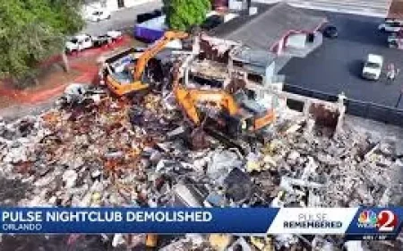 Pulse Nightclub demolition begins as Orlando moves toward a permanent memorial