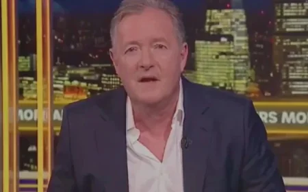 Piers Morgan Wife image sparks walkout — host ends interview after guest shows photo