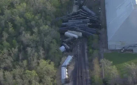 Texas Train Derailment: 23 Cars Off the Tracks Near Richmond, With One Key Crossing Still Closed