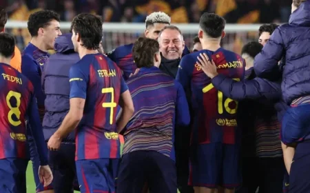 Hansi Flick Reacts to Barcelona’s Wild 7-2 Win Over Newcastle in Champions League