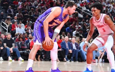 LeBron and Luka Graded as Lakers Triumph Over Rockets