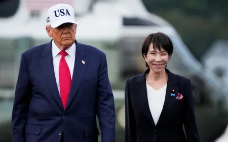 Sanae Takaichi Heads Into a ‘Very Difficult’ Trump Meeting as Strait of Hormuz Crisis Dominates Talks
