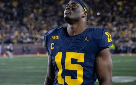 Michigan’s Ernest Hausmann Quits Football, Then Makes a Triumphant Return