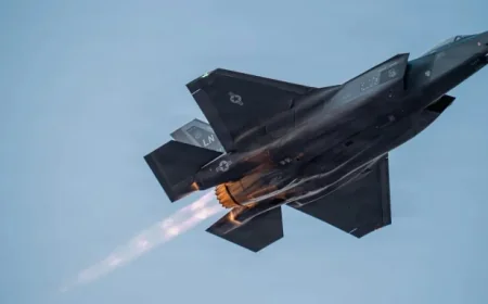 F35 Emergency Landing After Combat Run Over Iran