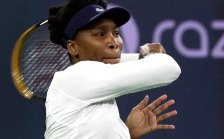 Francesca Jones and Venus Williams collide in Miami as both search for a reset