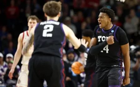 TCU Edges Ohio State, Nebraska Advances in 2026 NCAA Men’s March Madness Day 1