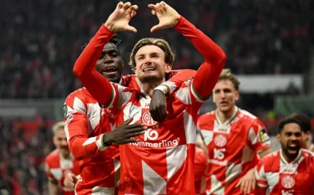 Conference League Final hopes alive as Mainz’s flying start to the second half seals historic quarter-final berth