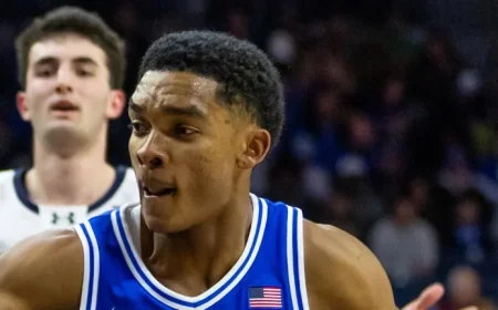 Jon Scheyer: Duke expects Patrick Ngongba to miss NCAA Tournament opener with foot soreness