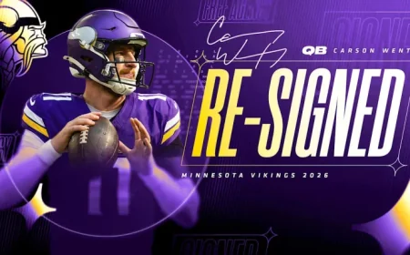 Vikings Secure Deal with Quarterback Carson Wentz