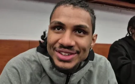 Nyk Lewis and the locker-room quiet before the NCAA Tournament noise