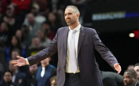 High Point Coach Flynn Clayman Celebrates Upset Victory Over Wisconsin