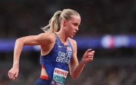 Keely Hodgkinson leads British medal hopes at world indoor championships