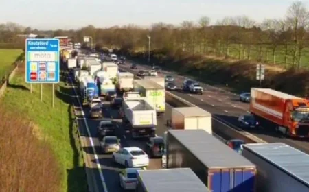 Manchester Evening News: Two lanes closed on M6 northbound in Cheshire after crash