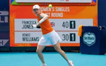 Miami Tennis Shock: Fran Jones Beats Venus in Breakthrough That Rewrites Expectations