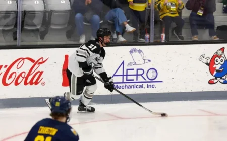 Merrimack Hockey shocks top-seeded Providence in overtime, 3-2, to move on in Hockey East