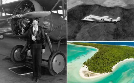 Amelia Earhart: Pilot believes he’s found amelia earhart’s long-lost airplane on Nikumaroro using Google Earth