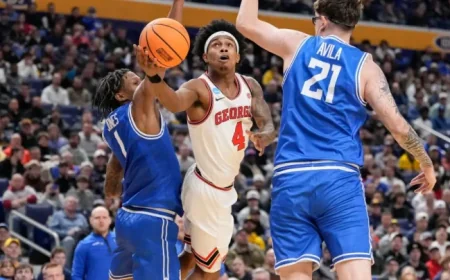 Georgia Basketball Shines: St. Louis Recap and NCAA Tournament Box Score