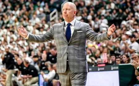 Mick Cronin snaps focus from shoes to Michigan State after first Big Ten Tournament win