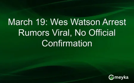 Wes Watson Arrest Rumors Spread; No Official Confirmation