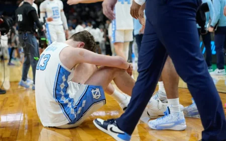 Basketball Scores Reveal a Rare Collapse: 19-Point Lead Vanishes as UNC Exits Early