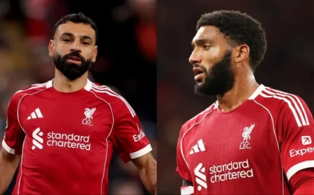 Injury update: Salah ruled out as Gomez doubtful for Brighton