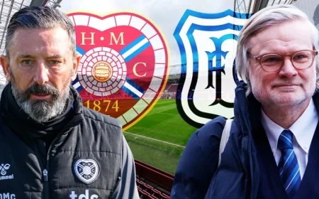 Hearts Vs Dundee: Huge boost as Devlin starts and Shankland drops to bench in pivotal Prem clash