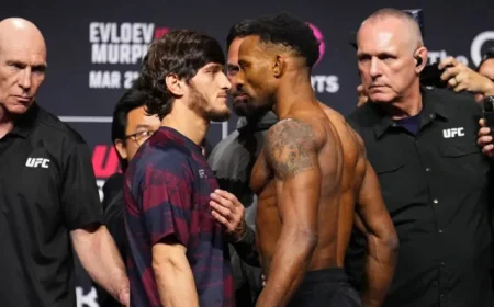 UFC London Results: Evloev Battles Murphy Live