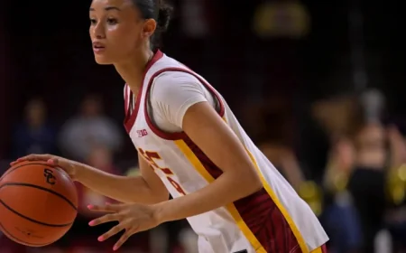 Jazzy Davidson at the inflection point as USC enters March Madness