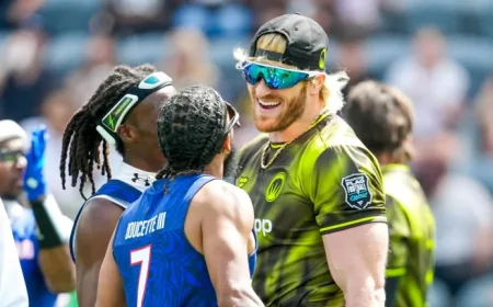 NFL Players Struggle Against U.S. Men’s Flag Football Team