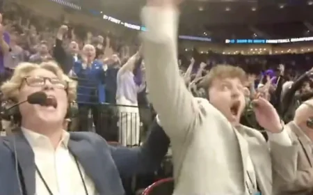 NCAA Tournament Upset Highlights Student Announcer’s Acclaimed Call