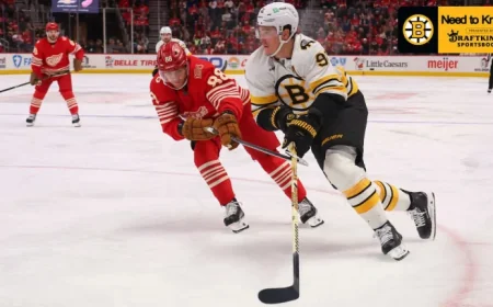 Bruins Vs Red Wings: 5 Pressure Points in an 8 p.m. ET Playoff-Style Atlantic Showdown
