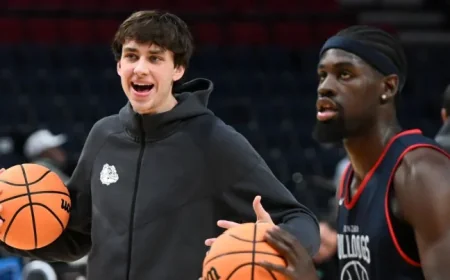 Braden Huff’s knee recovery offers hope — but Gonzaga’s own timetable keeps the truth murky