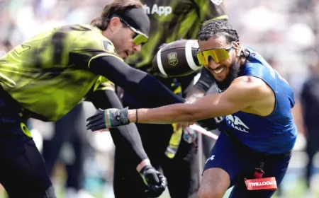 Team USA Triumphs in First Fanatics Flag Football Classic