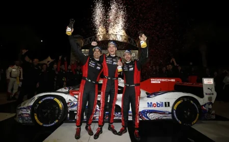 Nasr Powers Porsche to 1-2 Victory in Thrilling Sebring Finish