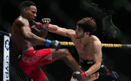 Movsar Evloev Stuns Lerone Murphy in Thrilling UFC London Main Event