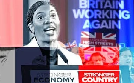 James Cleverly brought out as Badenoch declares ‘Tories only party with a plan’ at London rally