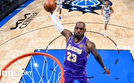 LeBron James Breaks NBA Appearance Record in Thrilling Lakers Victory